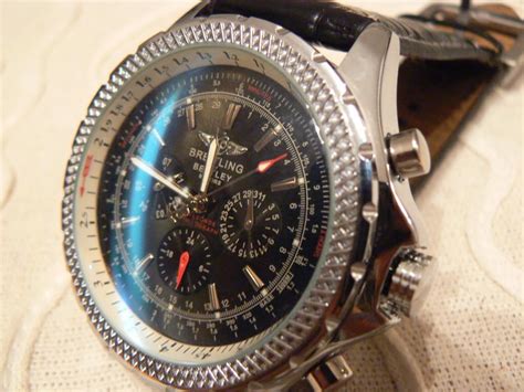 breitling b13048 stainless steel back chronographe 100m